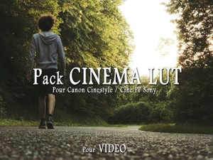 Pack CINEMA LUTs pour la VIDEO par DLC.