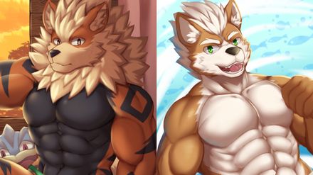 Arcanine &amp; fox mccloud[February 2020 reward pack] 