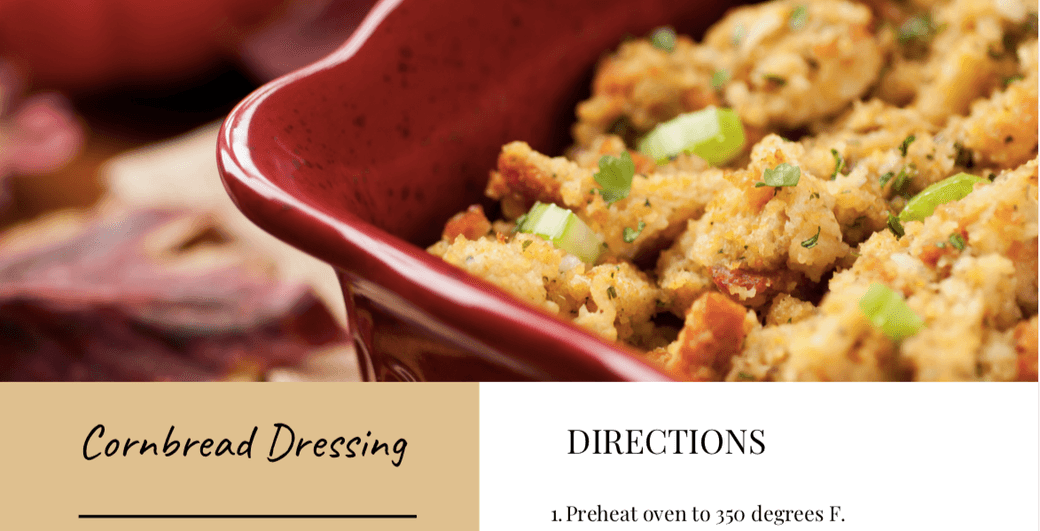 Cornbread Dressing Recipe