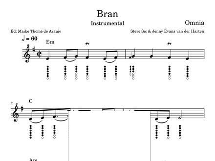 Bran - Omnia - Modern Pagan Folk - Whistle or another instrument