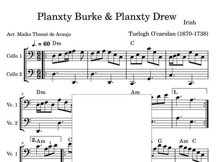 Planxty Burke &amp; Planxty Drew - Folk - Cello or other instrument