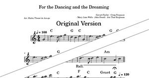 For the Dancing and the Dreaming – Soprano Recorder and Chords (Didactic PDF) – C major
