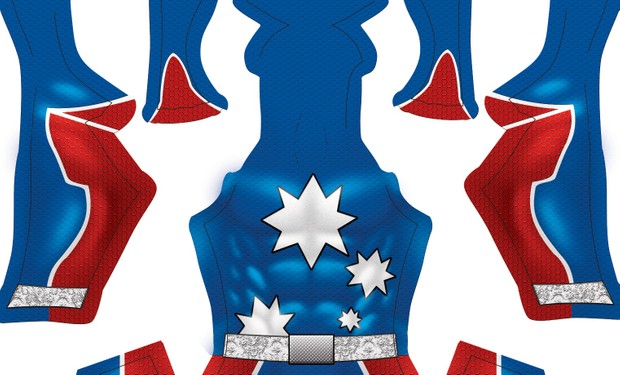 (CUSTOM) Captain Australia pattern