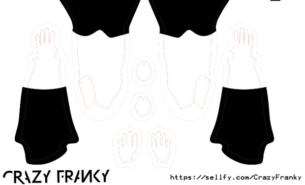 Danny Phantom pattern (without muscles shades)