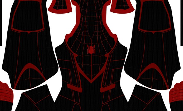 Miles Morales Civil War V2 pattern