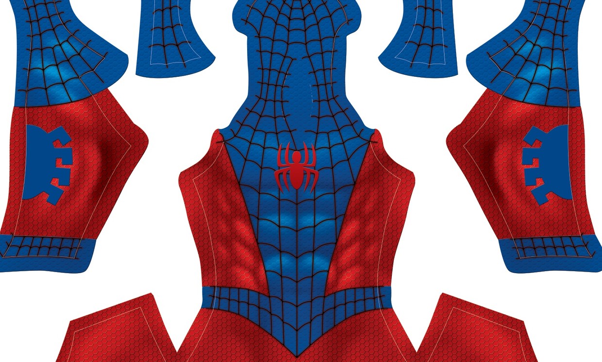 Spiderverse Pattern Reverse Classic Spider-Man pattern