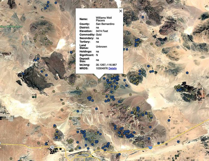 San Bernardino County California Mine Discovery Tools