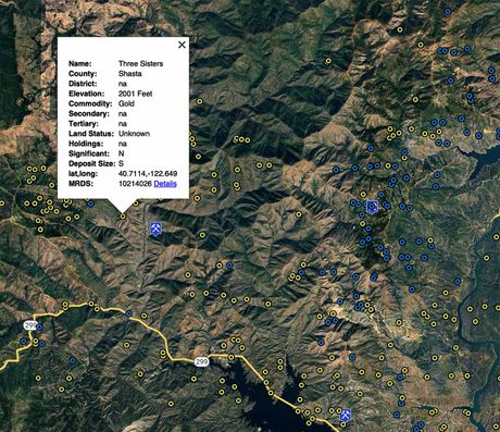Shasta County California Mine Discovery Tools