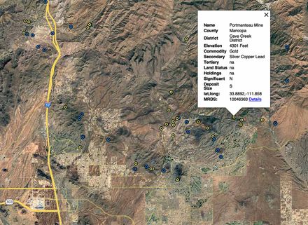 Maricopa County Arizona Mine Discovery Tools