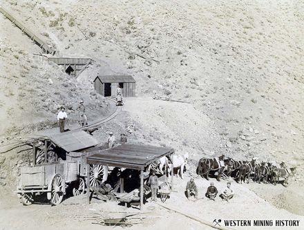 Dewey Tunnel of the Yellow-Aster Mine 1897