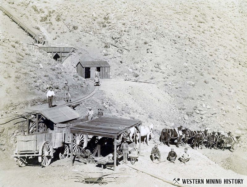 Dewey Tunnel of the Yellow-Aster Mine 1897