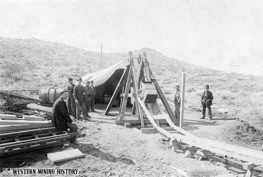 Randsburg, California Mining Operation 1897