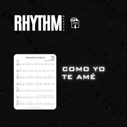 Como yo te amé L.M. - Rhythm chart