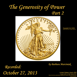The Generosity of Power - Part 2