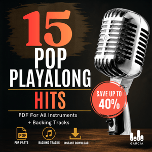 15 Pop Playalong Hits (+Backing Tracks &amp; PDF)