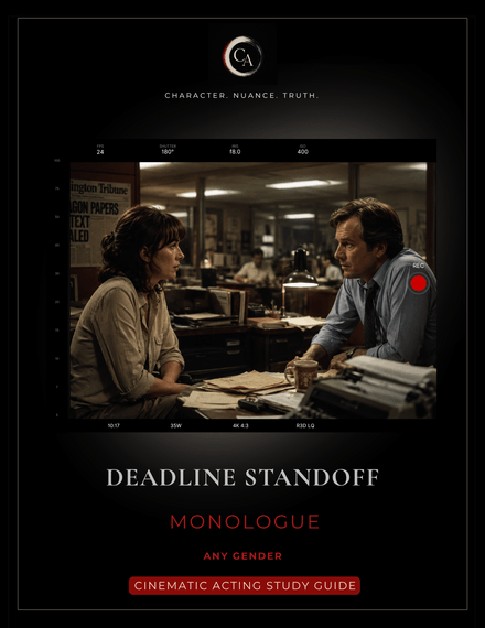 Deadline Standoff Monologue - Any Gender