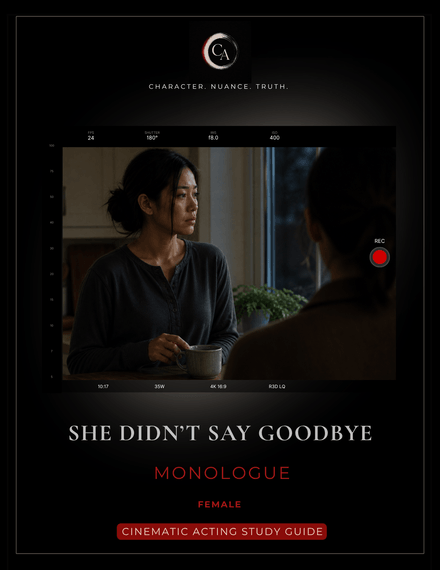 She Didn't Say Goodbye Monologue - Female