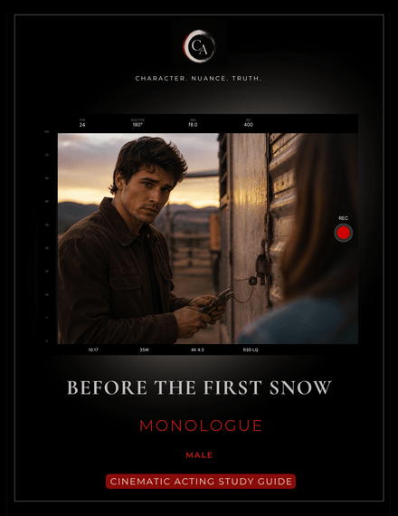 Before the First Snow - Monologue
