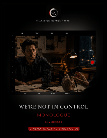 We're Not in Control Monologue - Any Gender