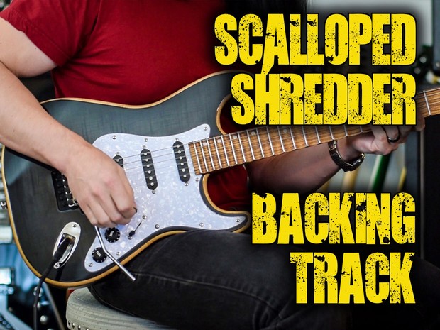 Scalloped Shredder Backing Track