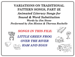 Pattern Songs For Word Substitution, Part 2E