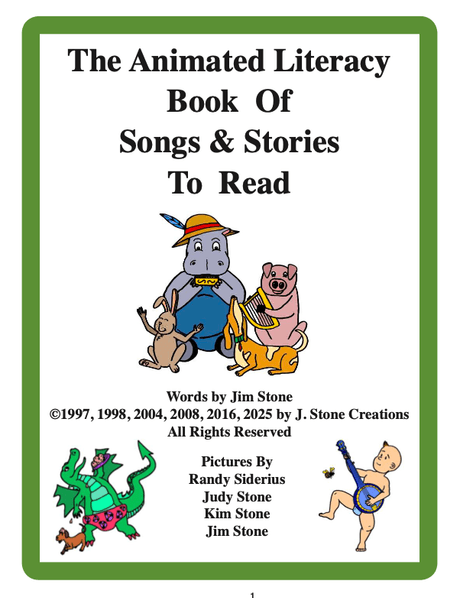 The Animated Literacy Book of Songs &amp; Stories to Read