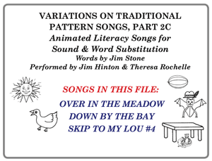 Pattern Songs For Word Substitution, Part 2C