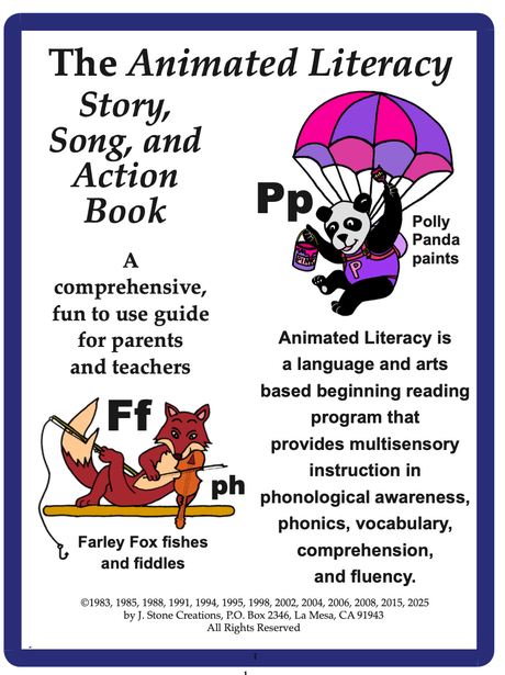 The Animated Literacy Story, Song, &amp; Action Book