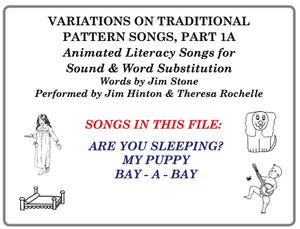Songs For Sound Substitution, Manipulation, &amp; Blending Activities