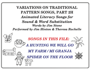 Pattern Songs For Word Substitution, Part 2H