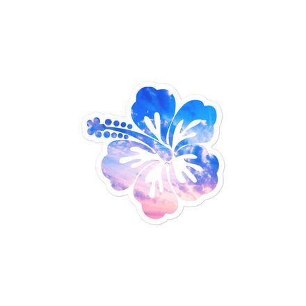 Scenic Flower 3 inch sticker