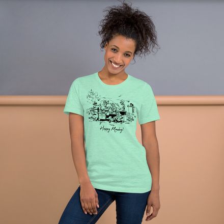 Happy Monday Teacher Tee