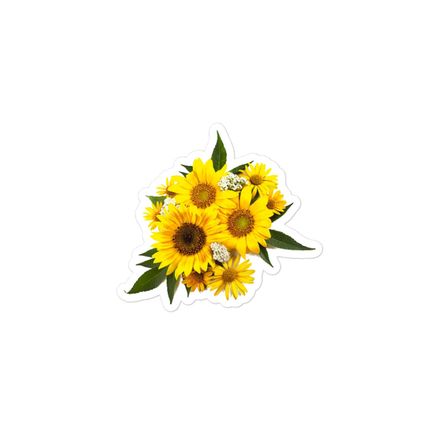 Sunflower Collection 3 inch sticker