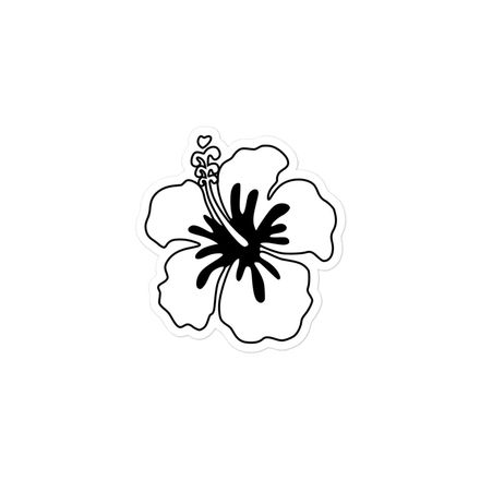 Flower 3 inch sticker