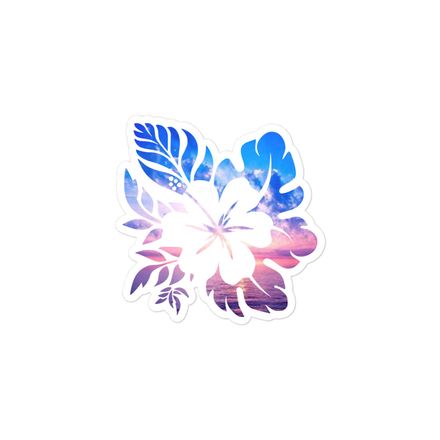 Scenic Flower 3 inch sticker