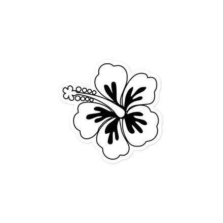 Flower 3 inch sticker