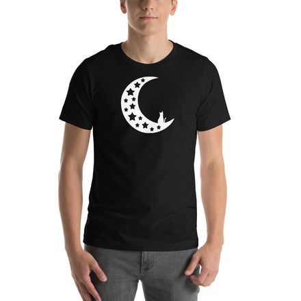 Moon and Cat collection t shirt