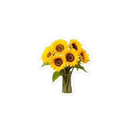 Sunflower Collection 3 inch sticker