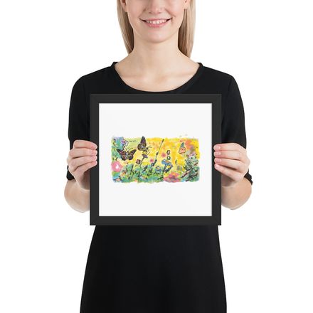 Framed Art Print 10 x 10