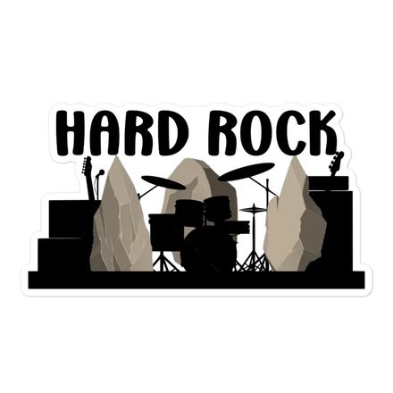 Rock Pun 5 inch sticker