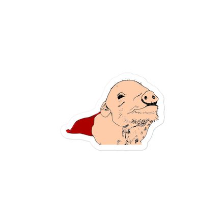 Super Piggy 3 inch Sticker