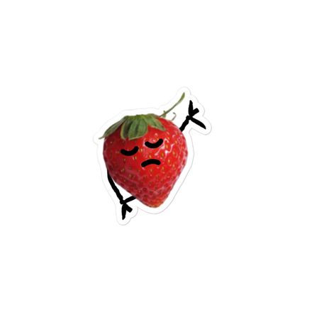 Emo Fruit Collection 3 inch sticker