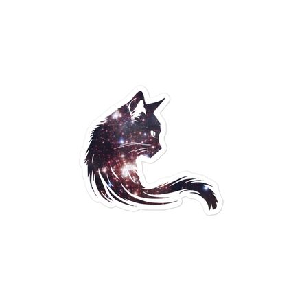 Cosmic Cat 3 inch sticker