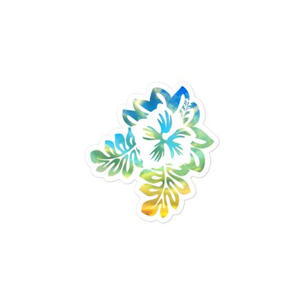 Scenic Flower 3 inch sticker