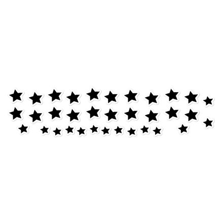 Stars sticker pack 15 x 3.75 inches