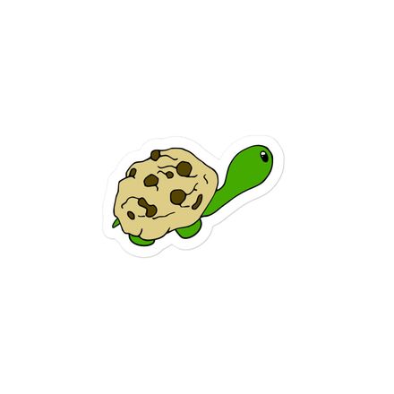 Cookie Shell Turtle 3 inch Sticker
