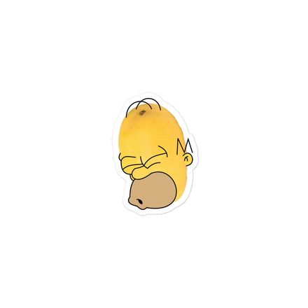 Homer Mango Simpson 3 inch sticker