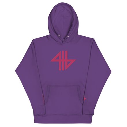 4our1ne6ix® Symbol Pullover Hooded Sweatshirt - Pink