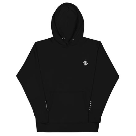 4our1ne6ix® Mini Logo Pullover Hooded Sweatshirt - White