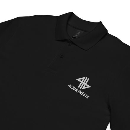 4our1ne6ix® Logo Polo Shirt - White